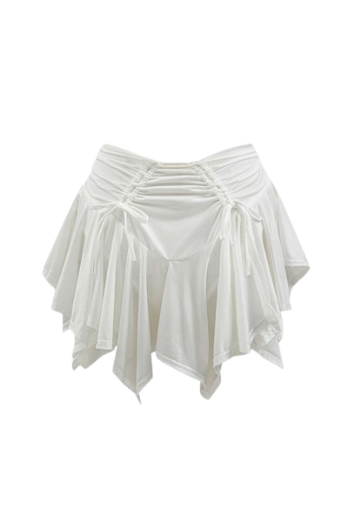 white flowy skirt
