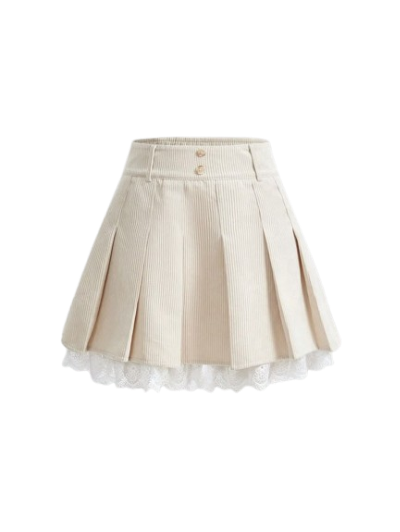 white skirt