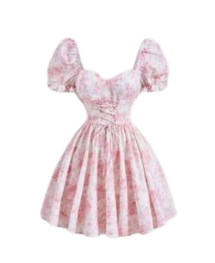 pastel pink dress